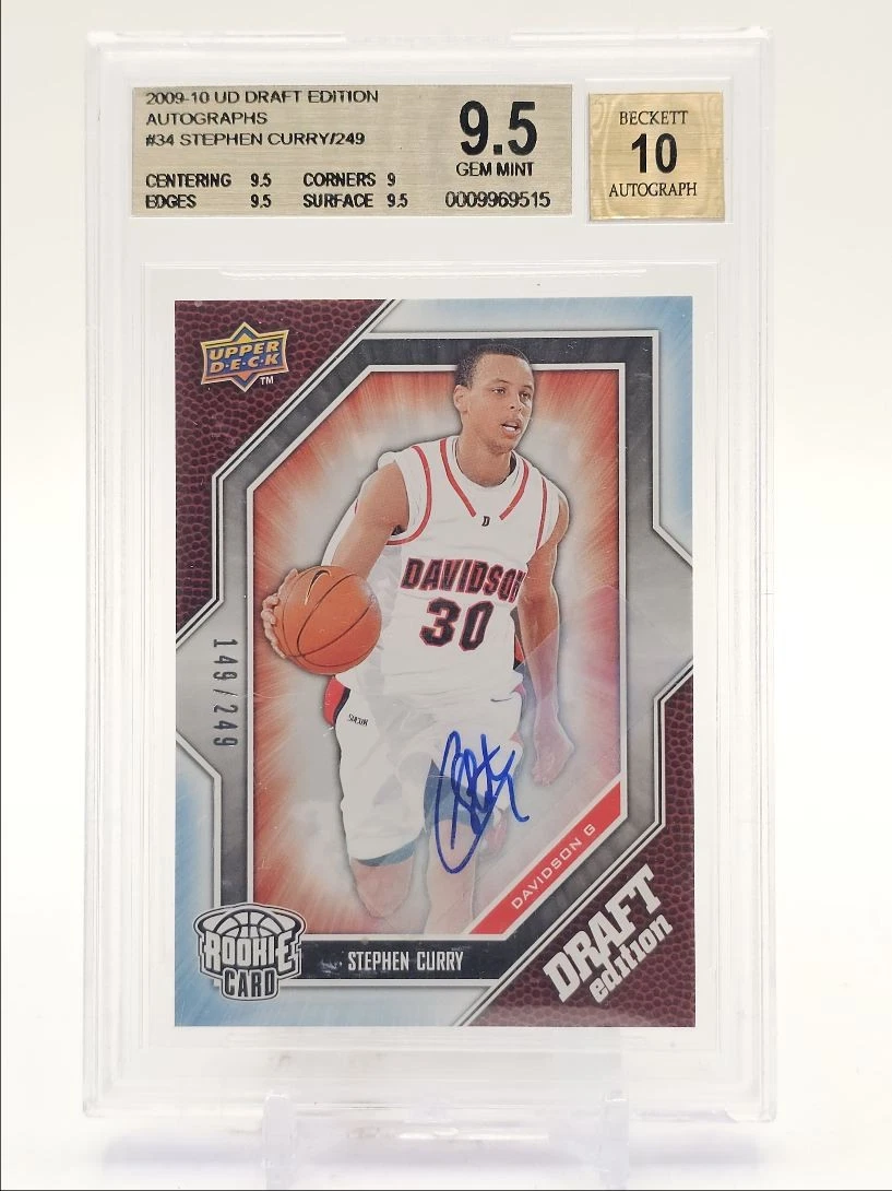 Upper Deck Stephen Curry Basketball Sports Trading Cards
