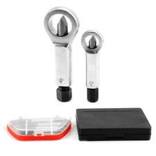 12Pcs Heavy Duty Nut Splitter Set Screw Extr Tor Remover Tool+nuts Remover+nut