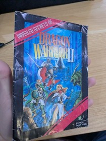 N1 Damaged Used Dragon Warrior 2 Unveiled Secrets Book - NES