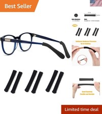 Soft Knitting Cotton Glasses Ear Cushion, Eyeglasses Temple Tips Sleeve, Non-...