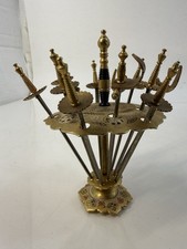 Vintage Toledo Swords Cocktail Toothpick Stan...