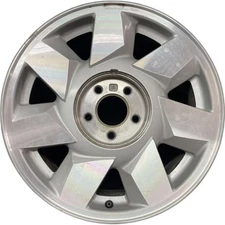 General Motors Machined Silver Deville OEM Wheel 17” 2000 Original Rim 4552