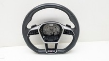 AUDI A6 C8 4K STEERING WHEEL S LINE & PADDLE SHIFT LEATHER FLAT BOTTOM 2022