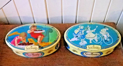 2 Anciennes boites chocolat Suchard Décor enfants - Photo 1/4