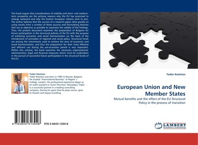 European Union and New Member States | Todor Kesimov | Englisch | Taschenbuch