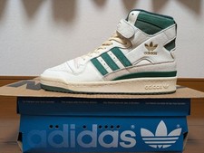 adidas ORIGINALS Forum 84 Off White Dark Green US9.5 27.5cm Used