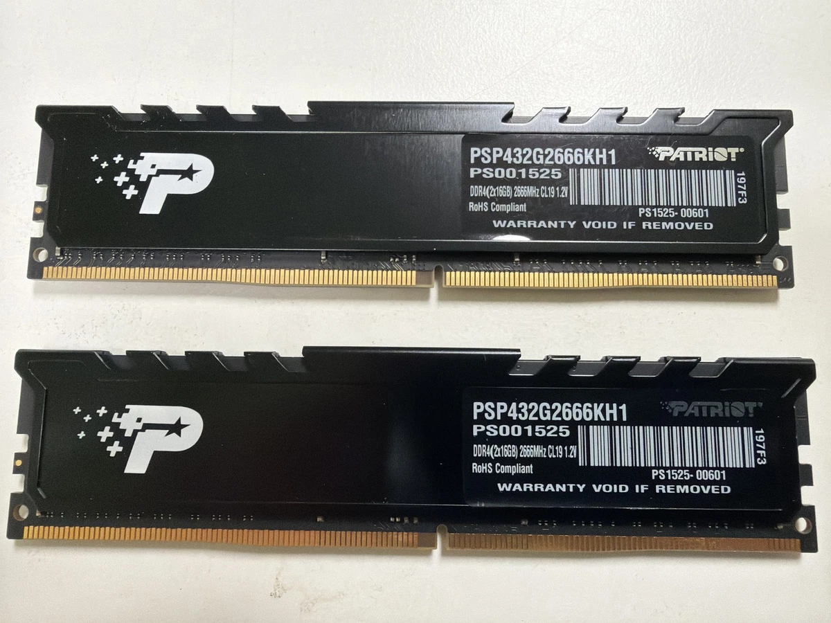 正常品 PATRIOT DDR4 32GB 2666MHz CL19 正常品 PATRIOT DDR4 32GB 2666MHz CL19 【公式通販】