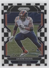 2021 Panini Prizm Black & White Checker Prizm Akiem Hicks #162 19ek