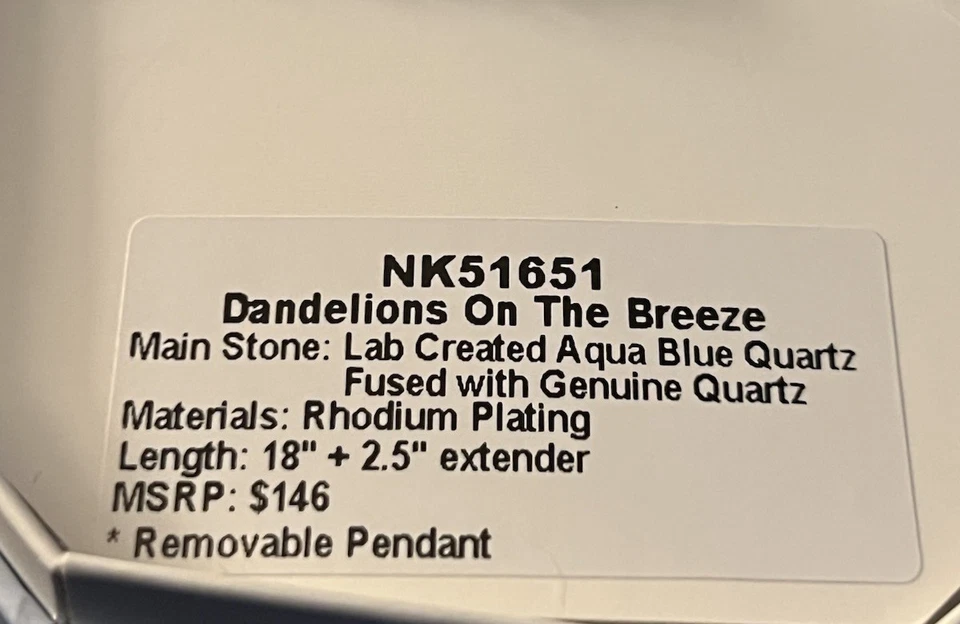 Collar Bomb Party Creado en Laboratorio Cuarzo Azul Aqua Fusionado con Cuarzo Rodio Genuino  Foto 2 de 2
