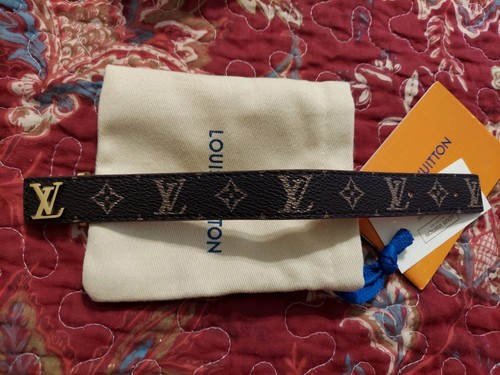 Louis Vuitton Bracelet Gold Brown with Box #5 - Picture 3 of 5