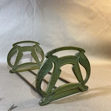Vintage Metal Art Nouveau Expandable Book Rack INV-JDJ39