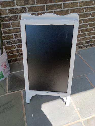 Double-sided 23 X 14 Inch Chalkboard - White Bezel / Fram Hobby Lobby - Picture 5 of 5
