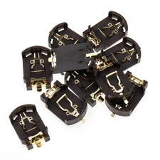 Button Cell Battery Holder for Cr2032-10Pcs
