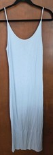 Forever 21 Ribbed Maxi Tank Dress Sleeveless Light Blue Size Medium