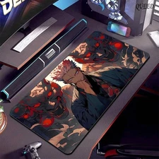 Jujutsu Kaisen Keyboard Desk Mat Large Mouse Mat Locked Edge 60cm x 30cm