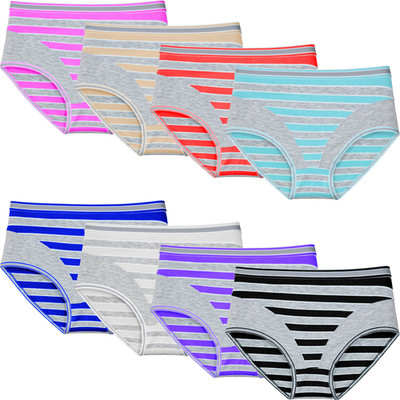Damen Slips 10er Pack Baumwolle Unterwäsche Slip Unterhose FINE WOMAN  6005