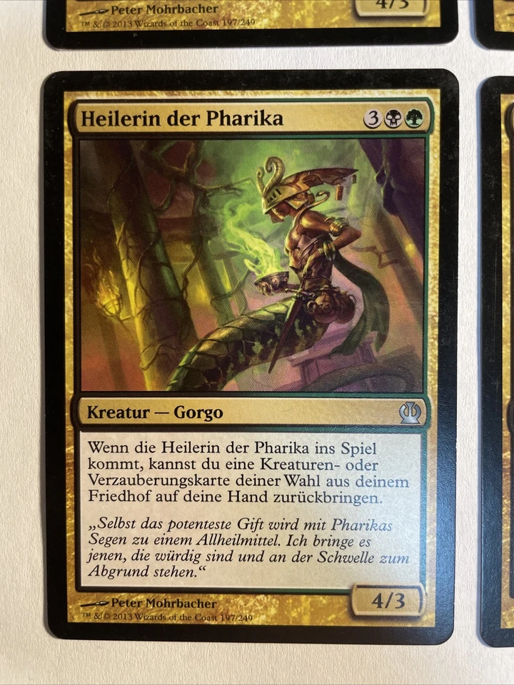 4x Theros Heilerin Der Pharika NM Magic Karte Magic The Gathering Mtg - Bild 2 von 2