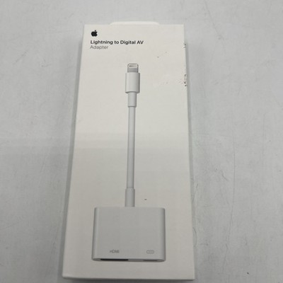 Genuine Sealed New Apple Lightning Digital AV Adapter MW2P3AM/A A1438 HDMI White