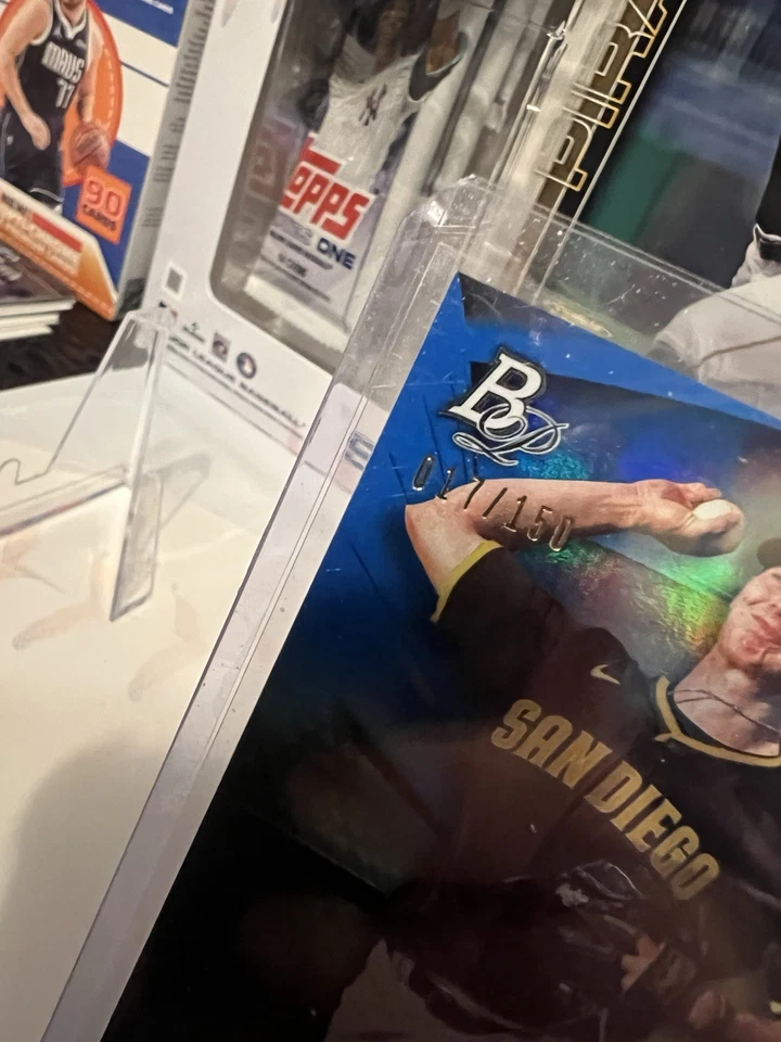 2022 Bowman Platinum - Top Prospects Victor Lizarraga #TOP-83 (RC) #17/150 - Image 2 of 3