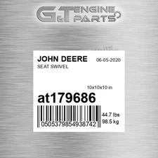 AT179686 SEAT SWIVEL fits JOHN DEERE (Surplus Open Box)