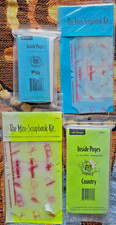 Two vintage "THE MINI-SCRAPBOOK KIT", MS01/MS02 w/60 Inside Pages pkgs. for each