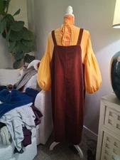 Salt &Stone Corduroy Overall Dress Sz 12