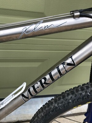 Merlin xlm titanium frame mountain bike, 2009, size 15