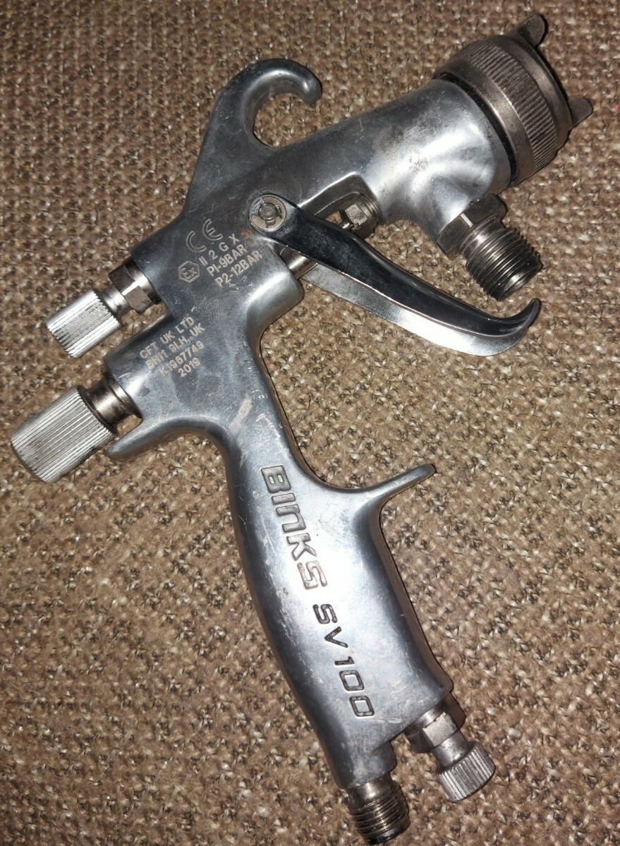 BINKS SV 100 HVLP Pressure Feed Spray Gun 2019 Pro Series wtip 693