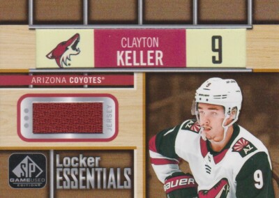 2018-19 SP Game Used Locker Essentials Clayton Keller - Arizona Coyotes