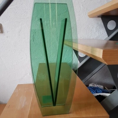 Exclusive Glasvase in grün - Bild 1 von 2