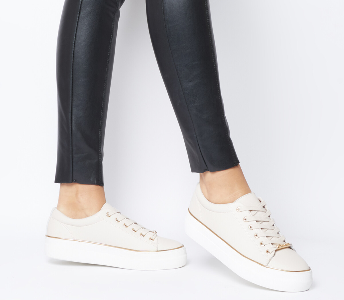Womens Office Free Flatform Trainers Nude With gold Rand Flats Flats Flats e9df0a Womens Office Free Flatform Trainers Nude With gold Rand Flats Flats Flats e9df0a