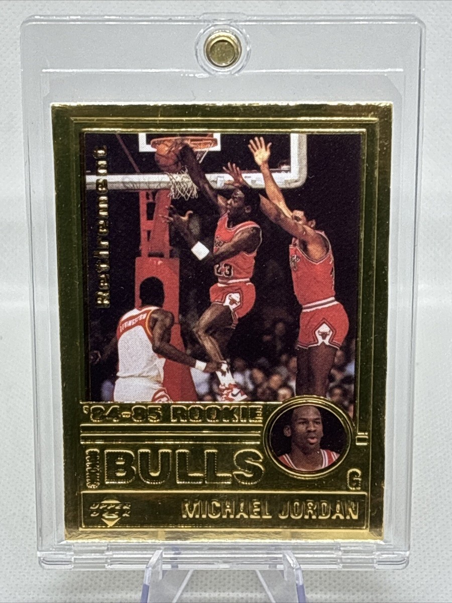 1999 Upper Deck 22 Kt Gold #G23 Michael Jordan /9923 84-85