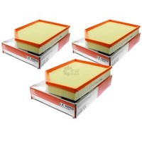 3X Mahle / Knecht LX 1591/2 Luftfilter Filter Air FüR Volvo S80 II AS