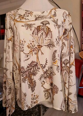    KENAR    Bluse, Tunika, Hängerchen, Gr. S-36/38 langarm ,bunt,elegant