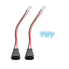 2X 9005 9006 HB3 Bulb Socket Headlight Fog Lamp Male Plug Adapter Connector