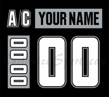 Henderson Silver Knights Customized Number Kit For 2024 Star Wars Uniform