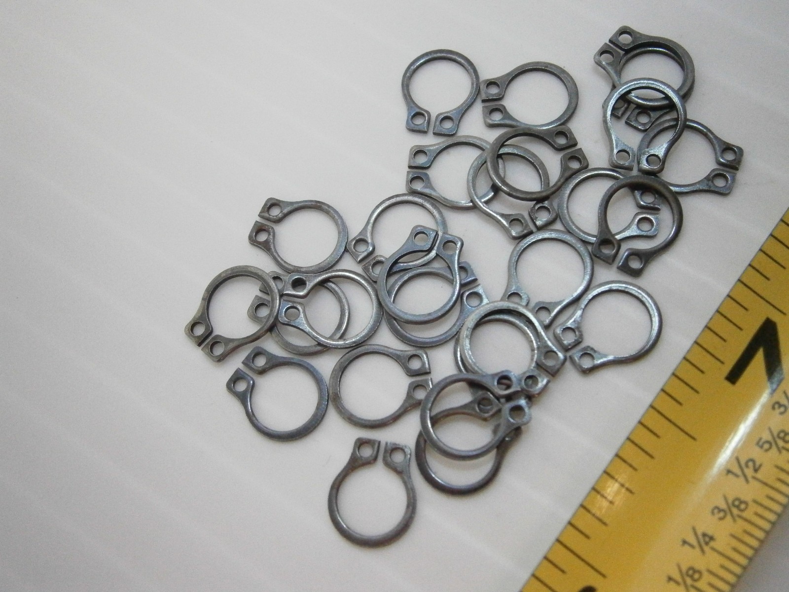 Industrial retaining ring 310025ST external snap ring flat lot of 25