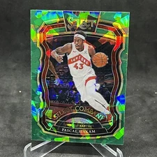 2020-21 Panini Select NBA Pascal Siakam SELECT COMPANY Green Cracked Ice Insert