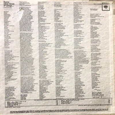 ANOTHER SIDE OF BOB DYLAN LP Columbia CL 2193 Original 1964