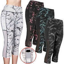 Women's Capris Yoga Pants, Running Sports Workout Fitness Fashion Leggings