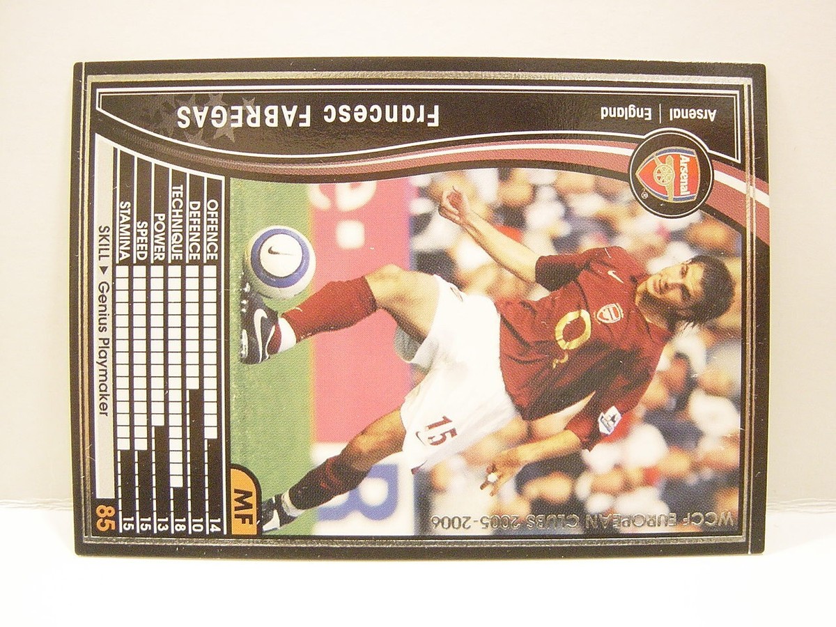 Panini WCCF 2005-06 Francesc Fabregas 1987 Spain No.15