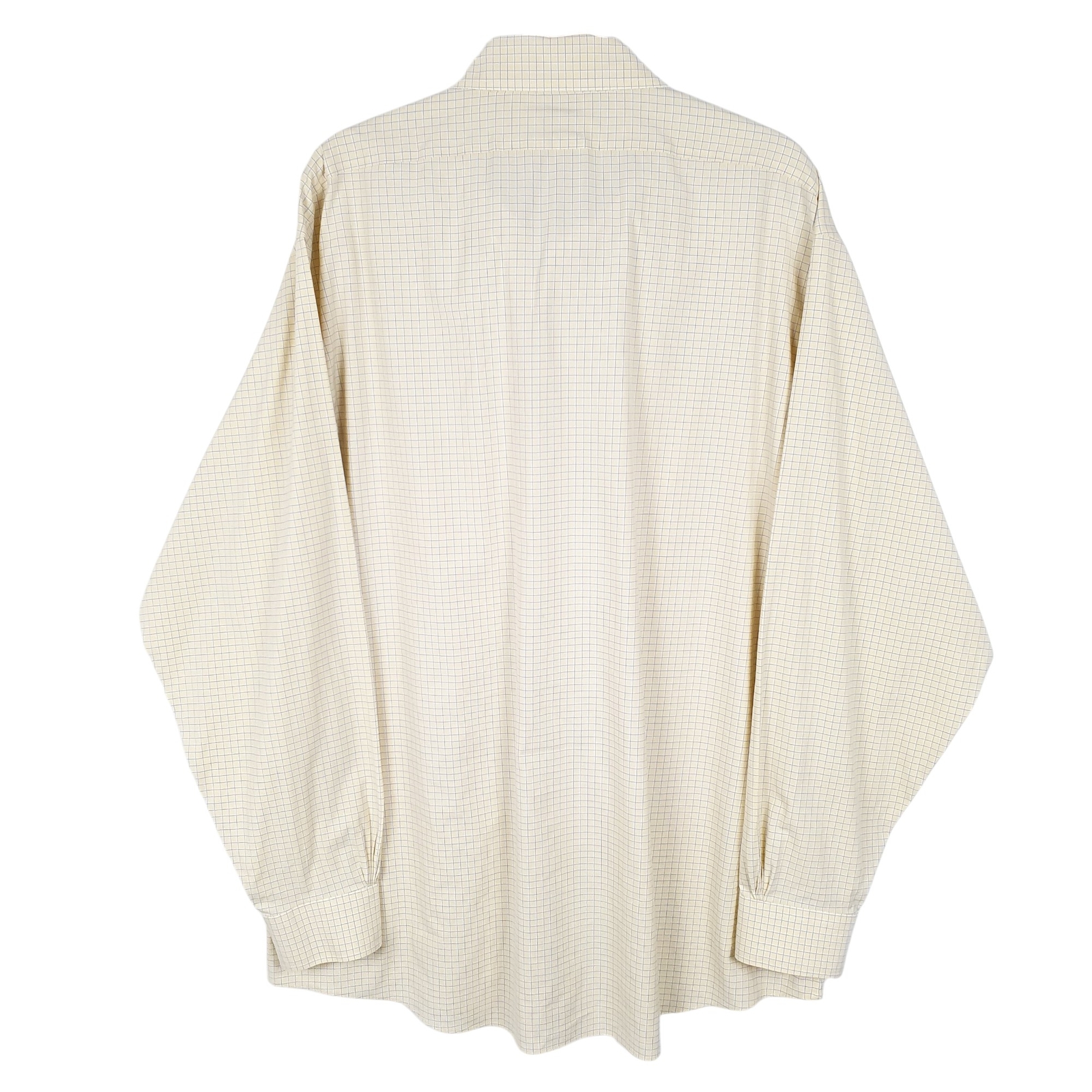 BROOKS BROTHERS Yellow Check Shirt Slim Fit Long Sleeve Casual Cotton Mens XXL image 3
