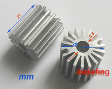 10pcs Mini size 1W Watt LED Aluminium Heatsink long Round