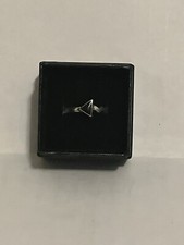 Black Onyx .925 Sterling Silver Ring Size 6 3/4