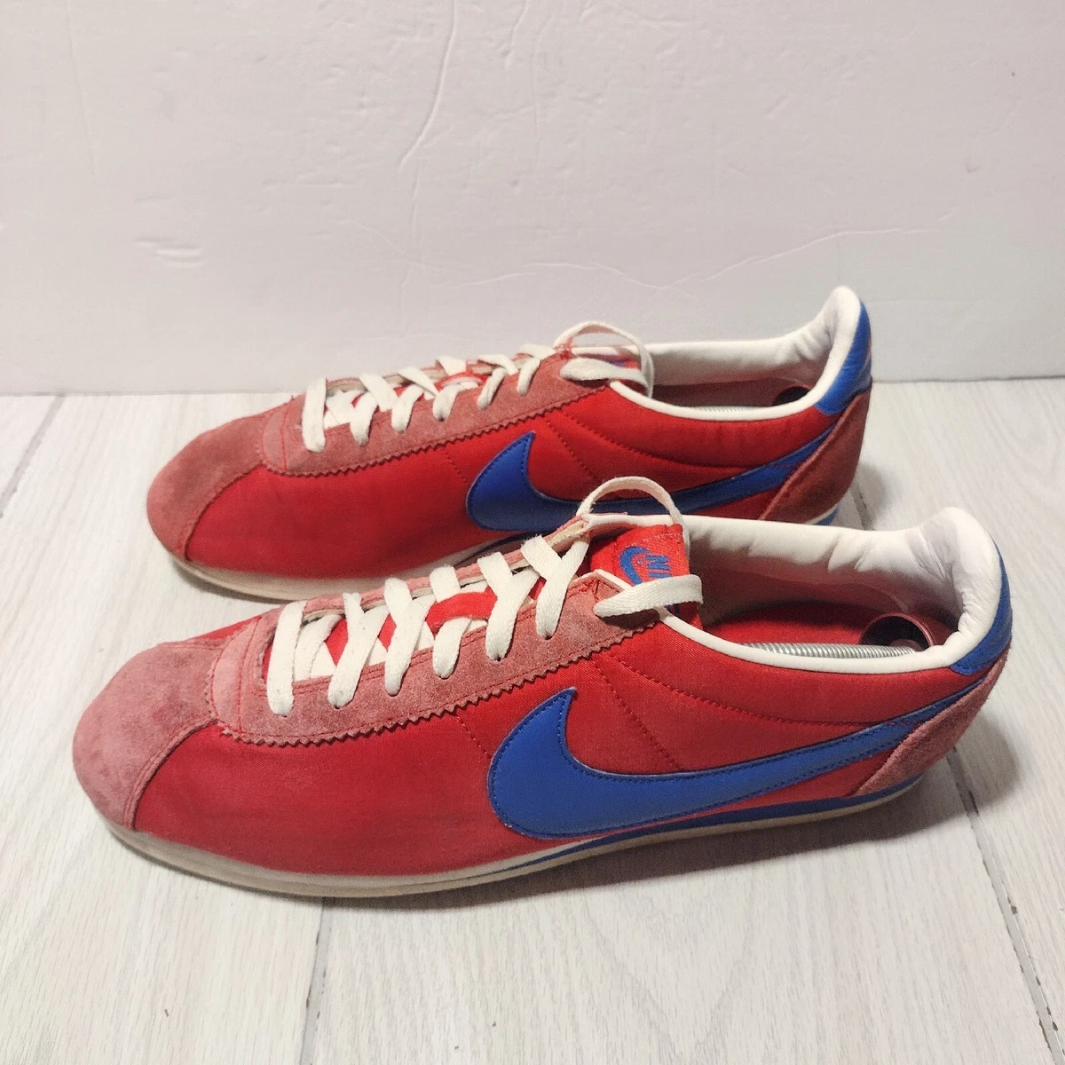 Nike classic top cortez red blue