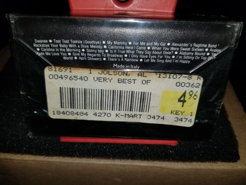 AL JOLSON The Collection 20 Golden Greats Vintage 📼 (Cassette Tape) NEW SEALED Foto 3 de 4