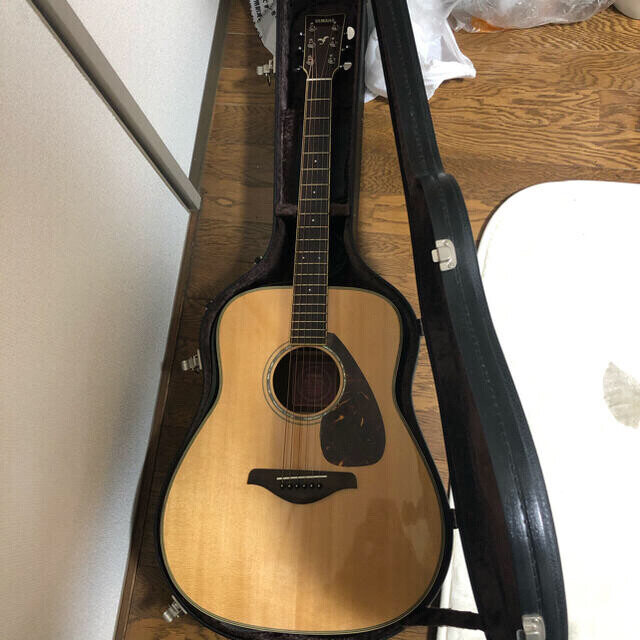 Acoustic Guitar YAMAHA FG730S Natural with Hard Case & Capo - ギター