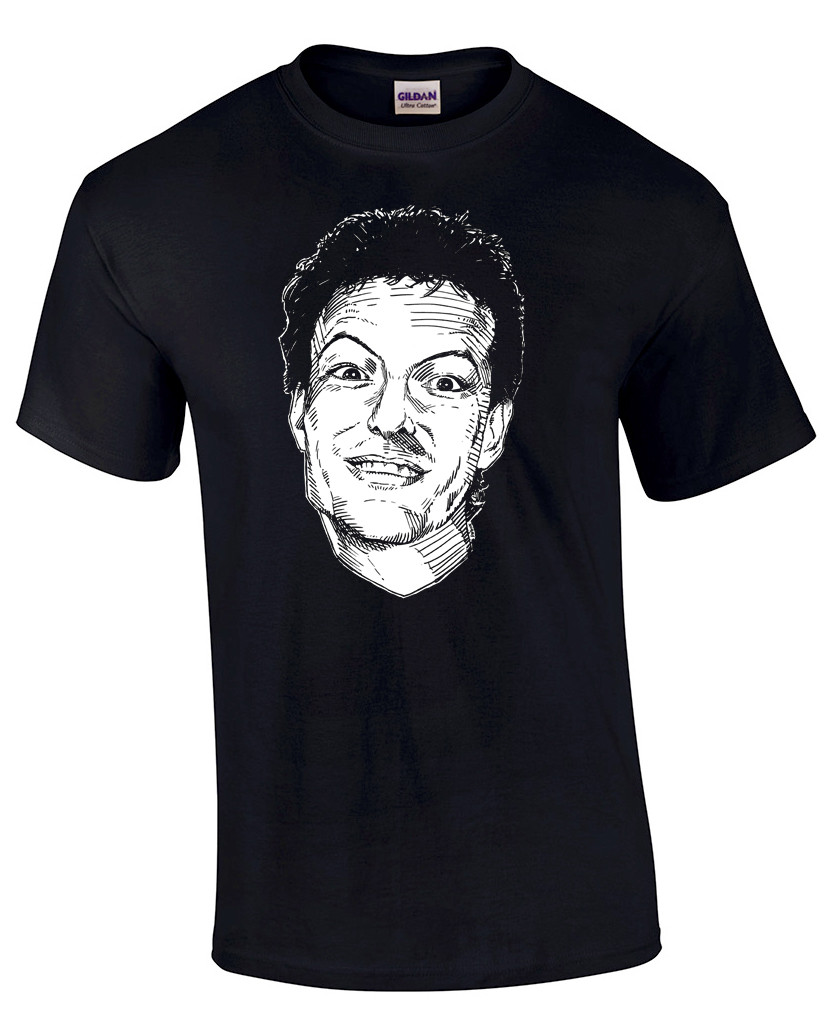 Official Jello Biafra T-shirt by Chris Shary. Limited to 500. Dead