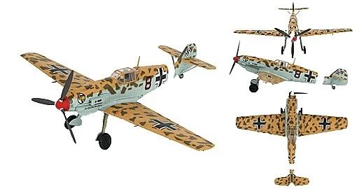 Черные современные литые военные самолеты 1:48