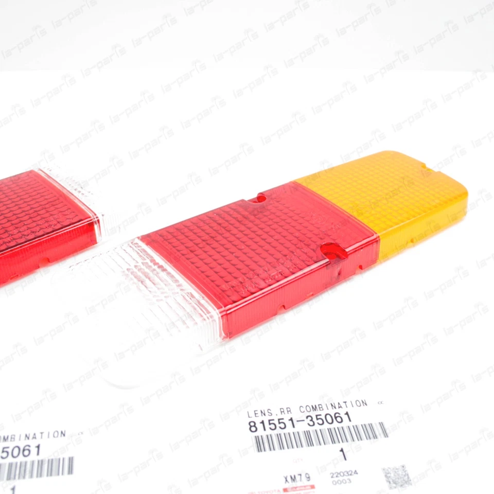 GENUINA TOYOTA 1973-1984 LAND CRUISER FJ40 BJ40 BJ42 LUZ TRASERA LENTE CUBIERTA IZQUIERDA+DERECHA Foto 3 de 4